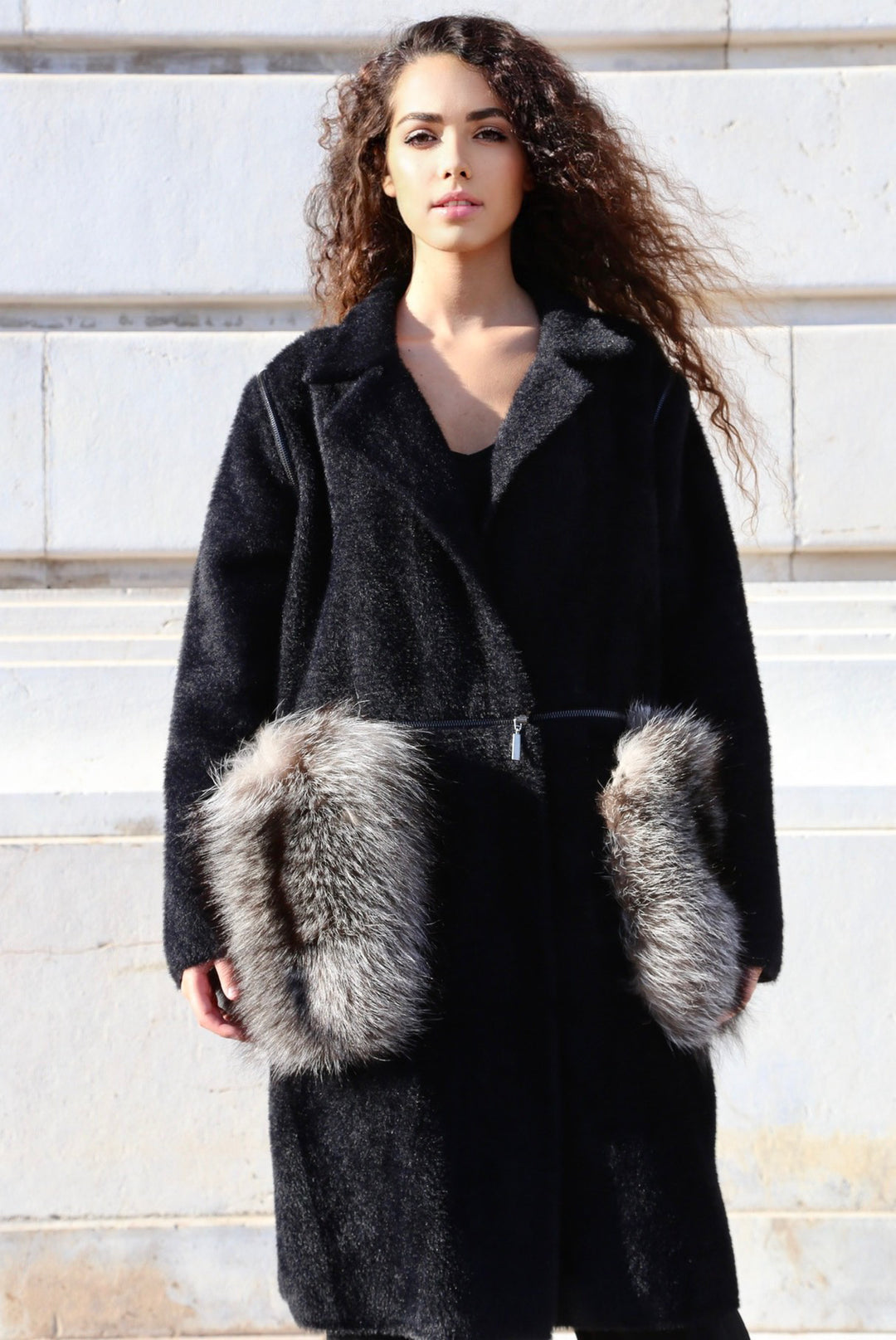 Black Alpaca Coat – Lavacopenhagen